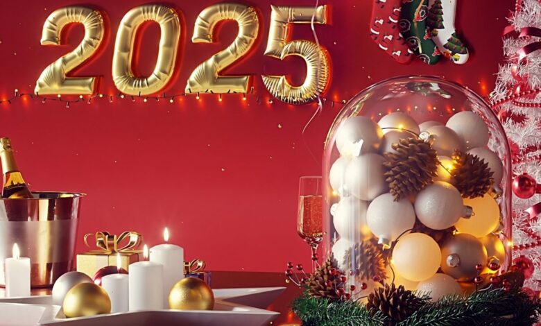 Happy New Year Background Wishes and Messages for 2025