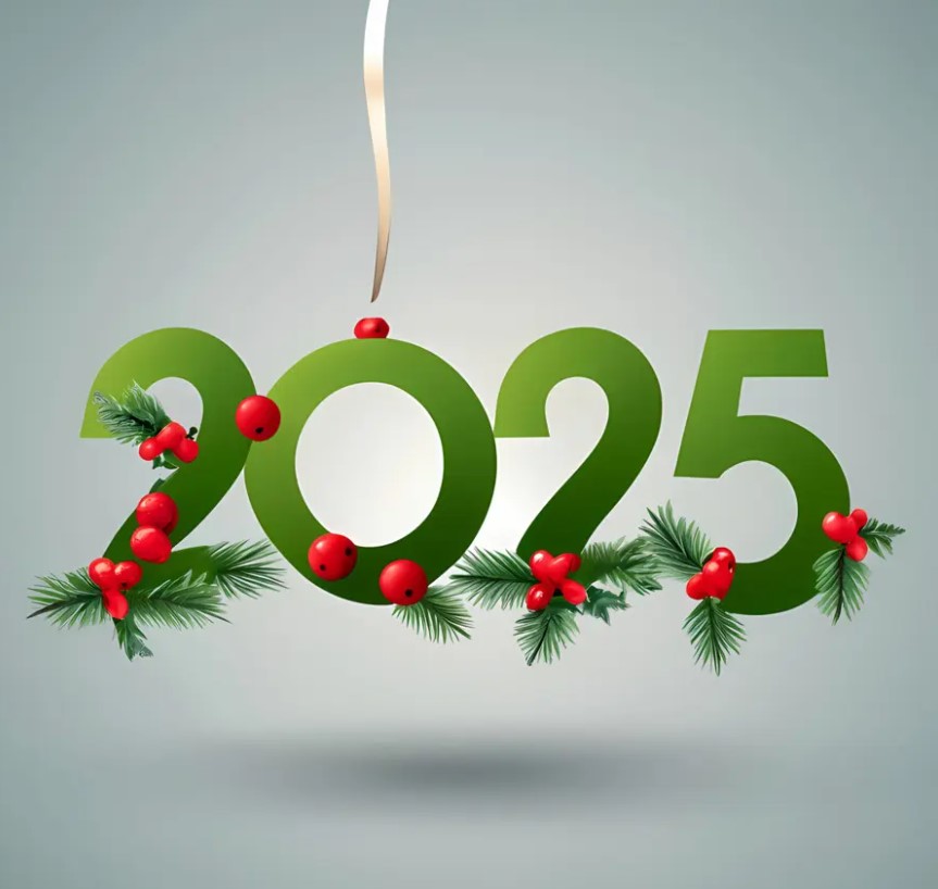 Happy New Year 2025 Background