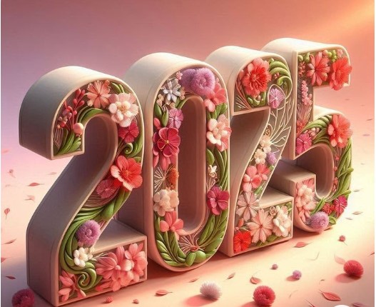 Happy New Year 2025 PNG