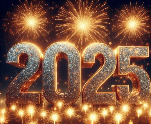 Happy New Year Logo 2025