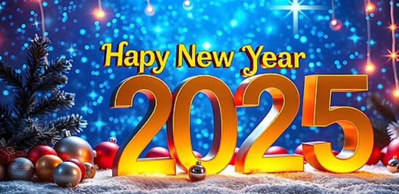 Happy New Year 2025 Wallpaper