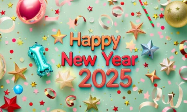 Happy New Year 2025 Background