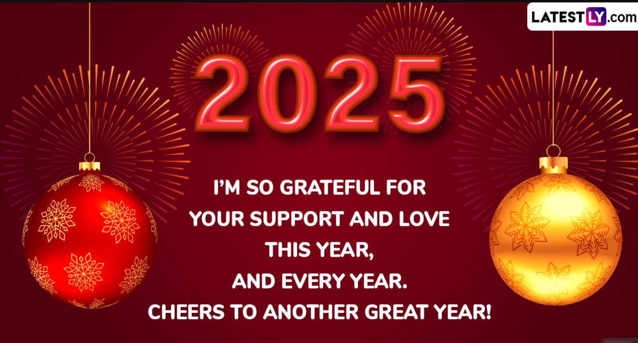 Best 100+ Happy New Year Greeting Cards for My Love 2025