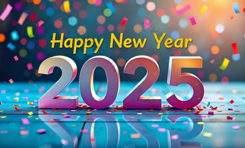 Background Happy New Year 2025