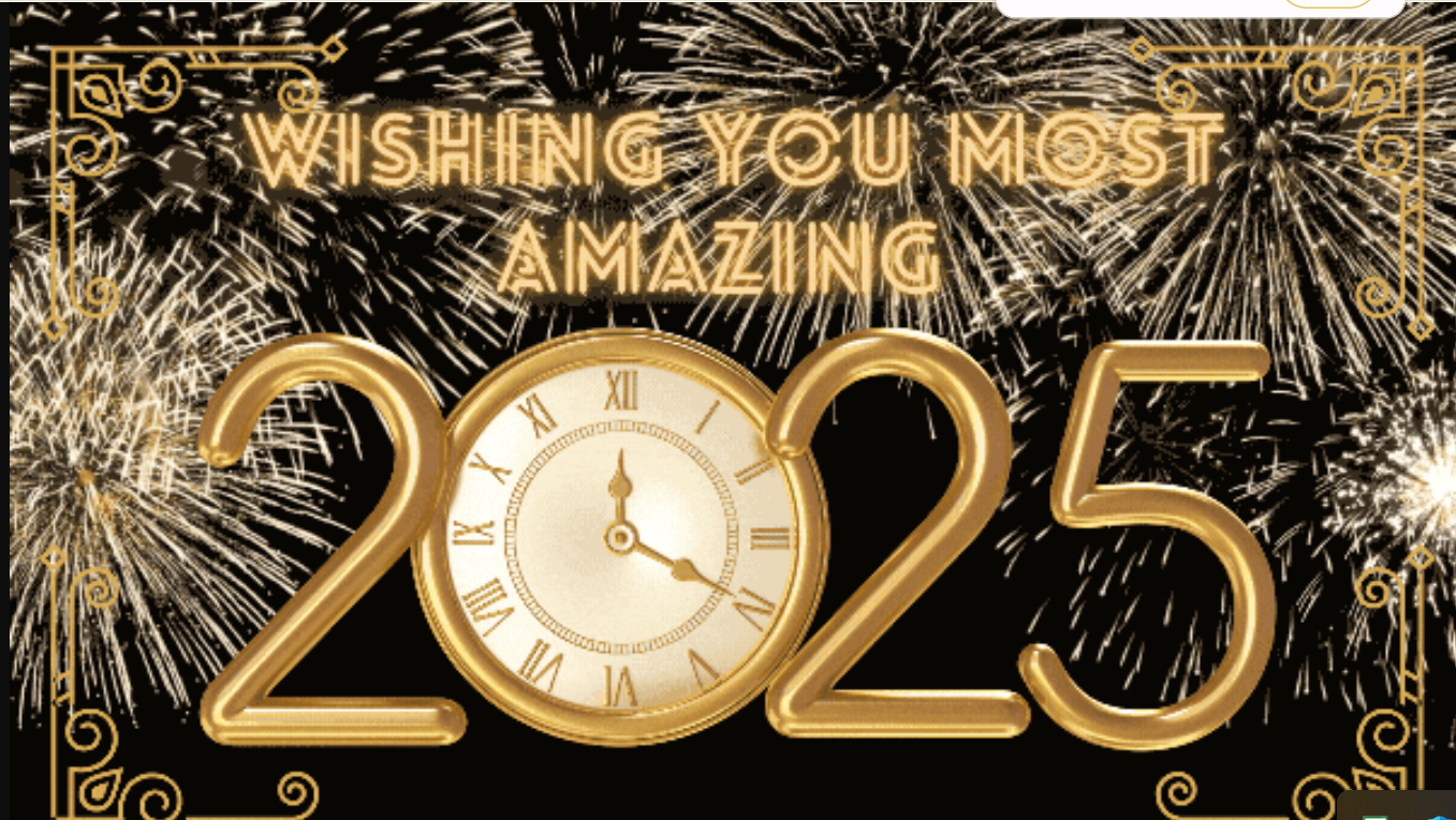 Happy New Year 2025 New York GIF Images and Pictures