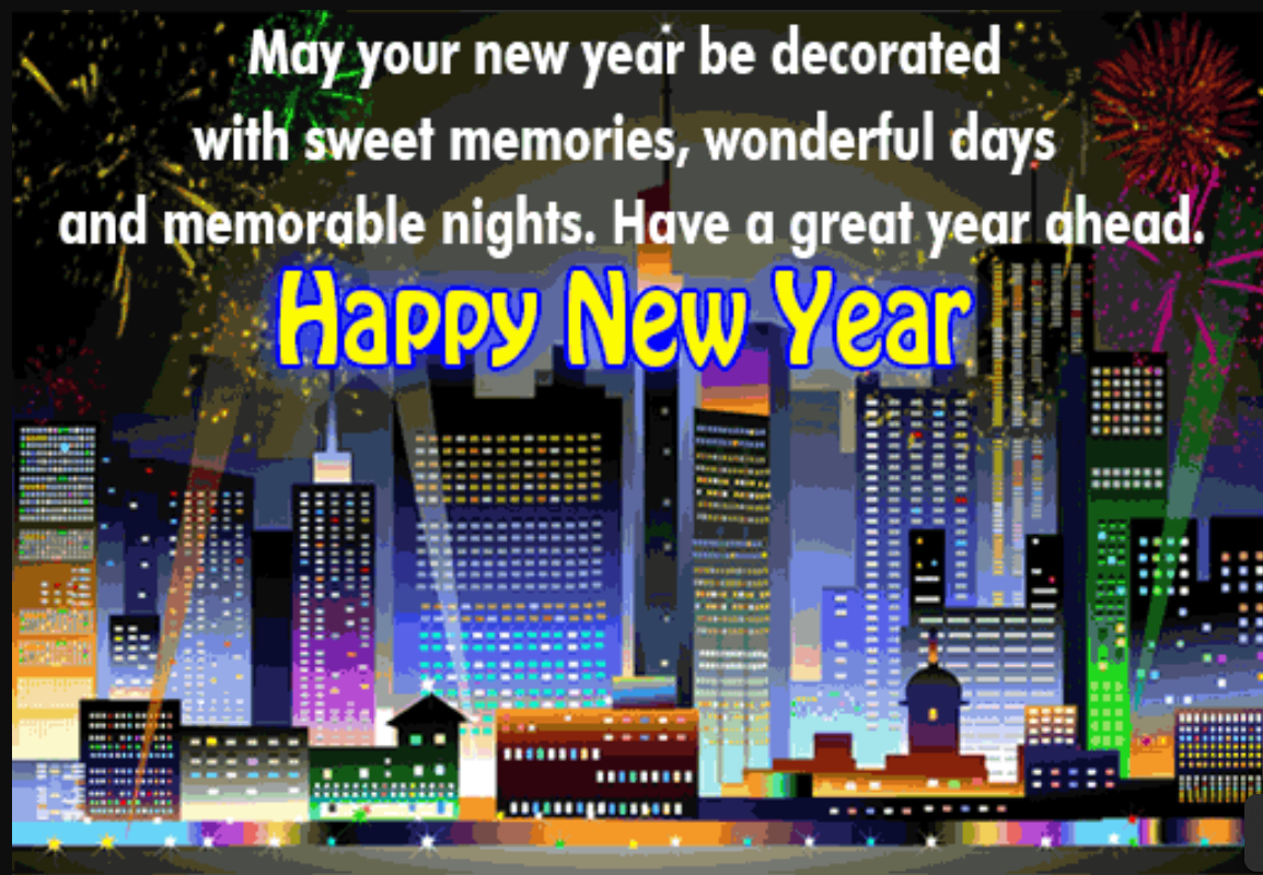 Happy New Year 2025 New York GIF Images and Pictures