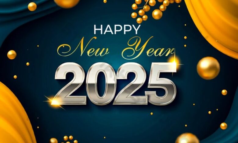 Best 90+ Happy Birthday 2025 Happy New Year Wishes GIF Free Download