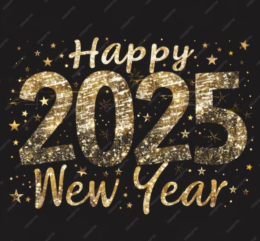 Happy New Year 2025: Clipart, Wishes, and Wallpaper