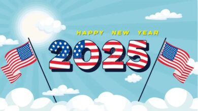 USA Happy New Year 2025 Images