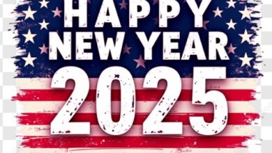 Usa happy new year 2025 png free download