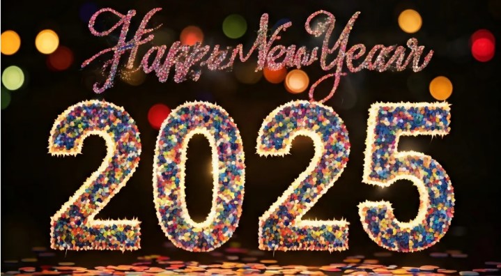 Happy new year 2025 live amerika gif