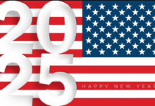 USA Happy New Year 2025 Greetings